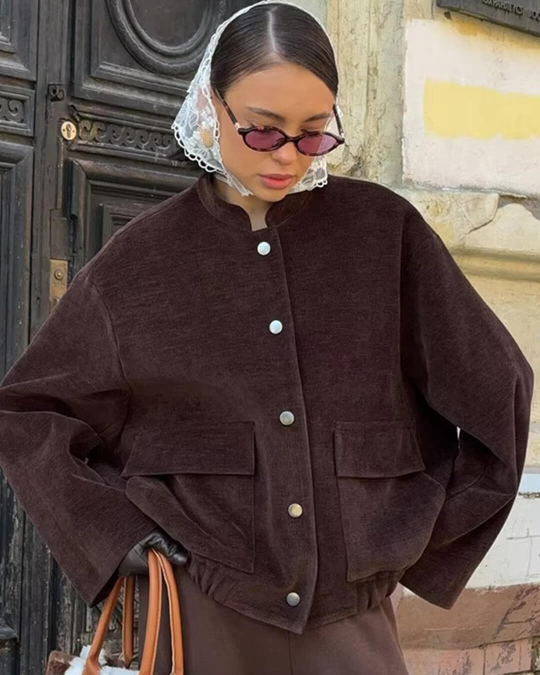 Cassy Brown Corduroy Jacket