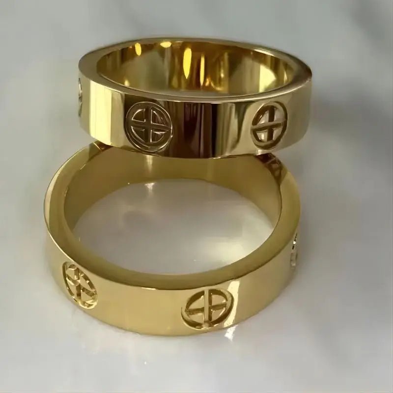 ZEYA - Julia Classic Stainless Steel Cross Rings for Women
