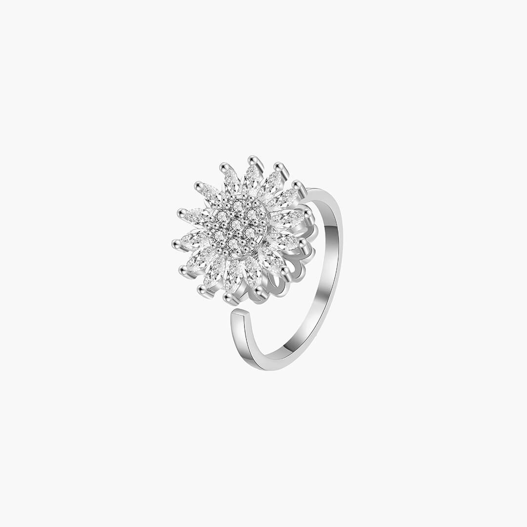 Blumen-Angst-Spinnerring