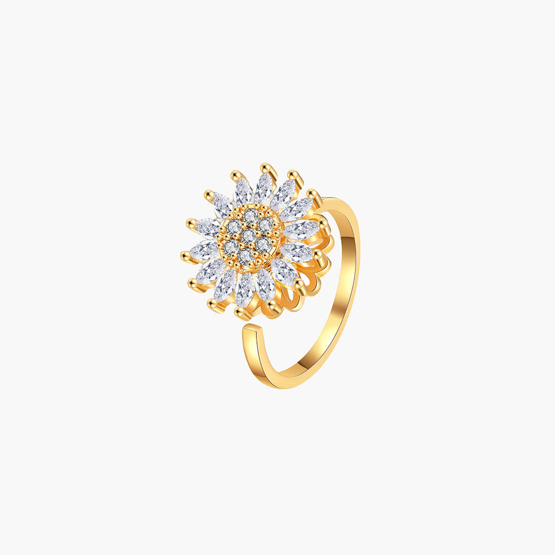 Blumen-Angst-Spinnerring