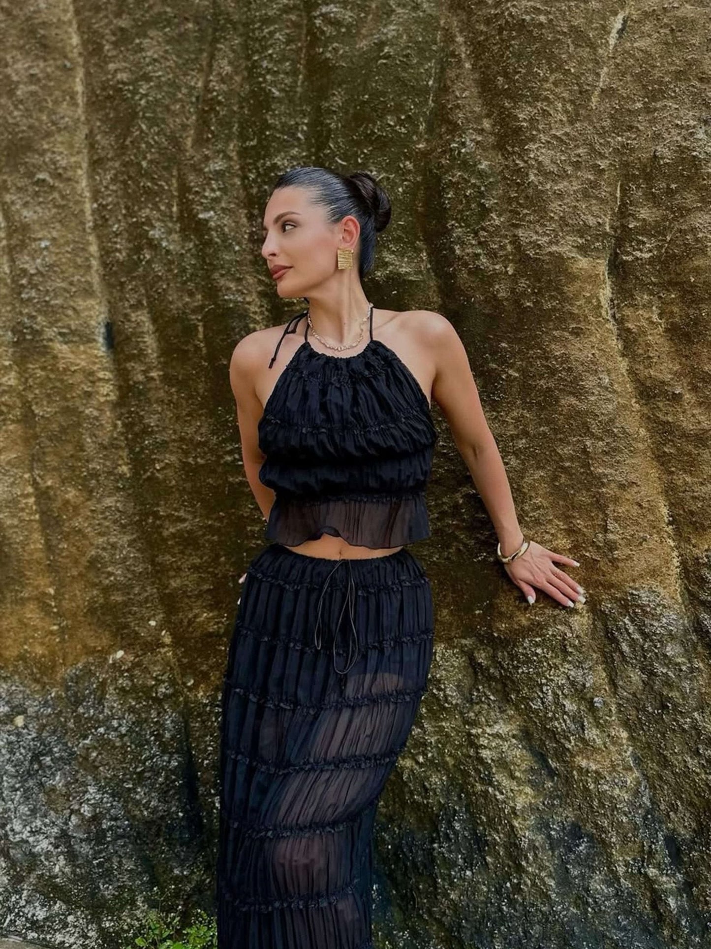 ZEYA - Danica Two - Piece Set with Frill Details