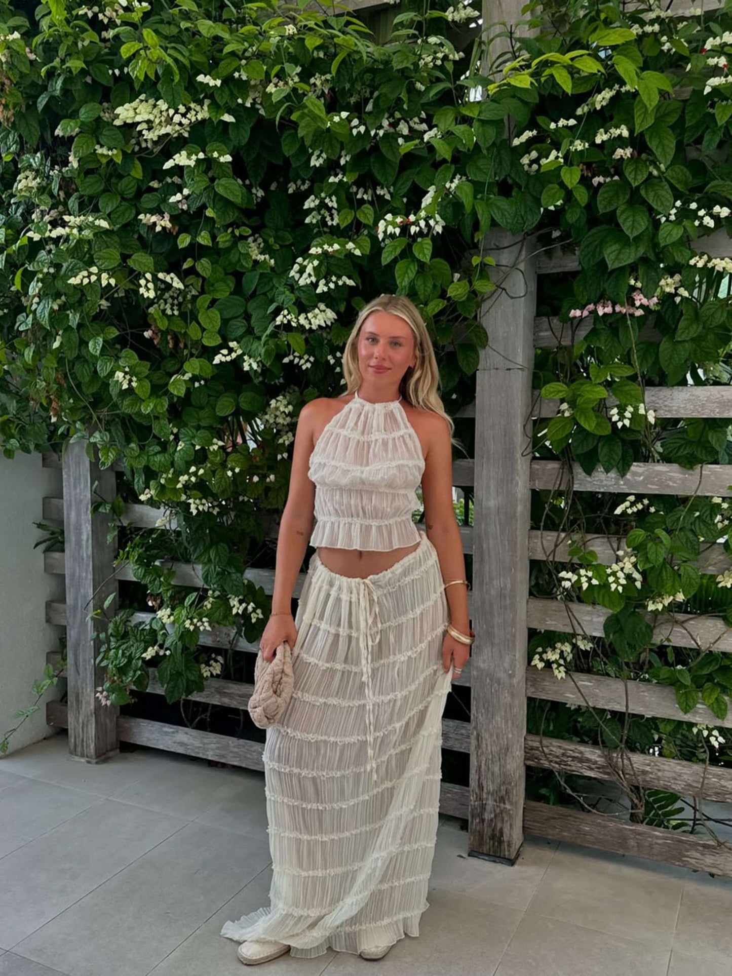 ZEYA - Danica Two - Piece Set with Frill Details