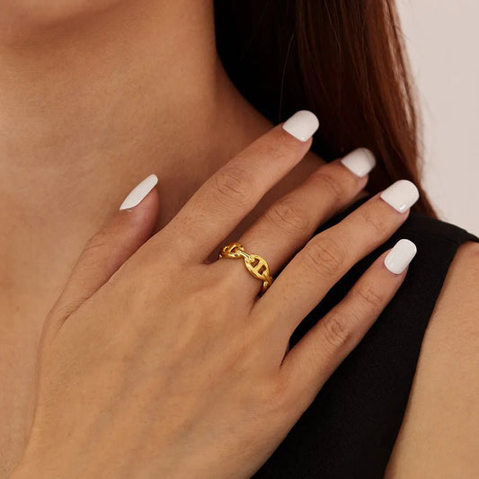 ZEYA - Elaine Irregular Shaped Ring