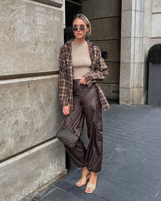 ZEYA - Felly Loose Plaid Check Shirt