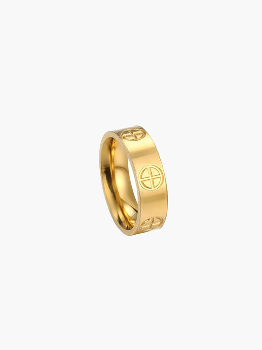 ZEYA - Julia Classic Stainless Steel Cross Rings for Women