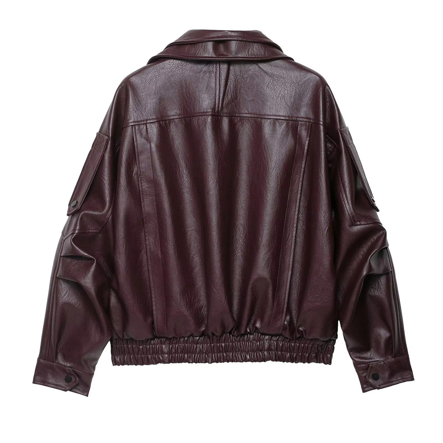 ZEYA - Kira Belted Leather Jacket