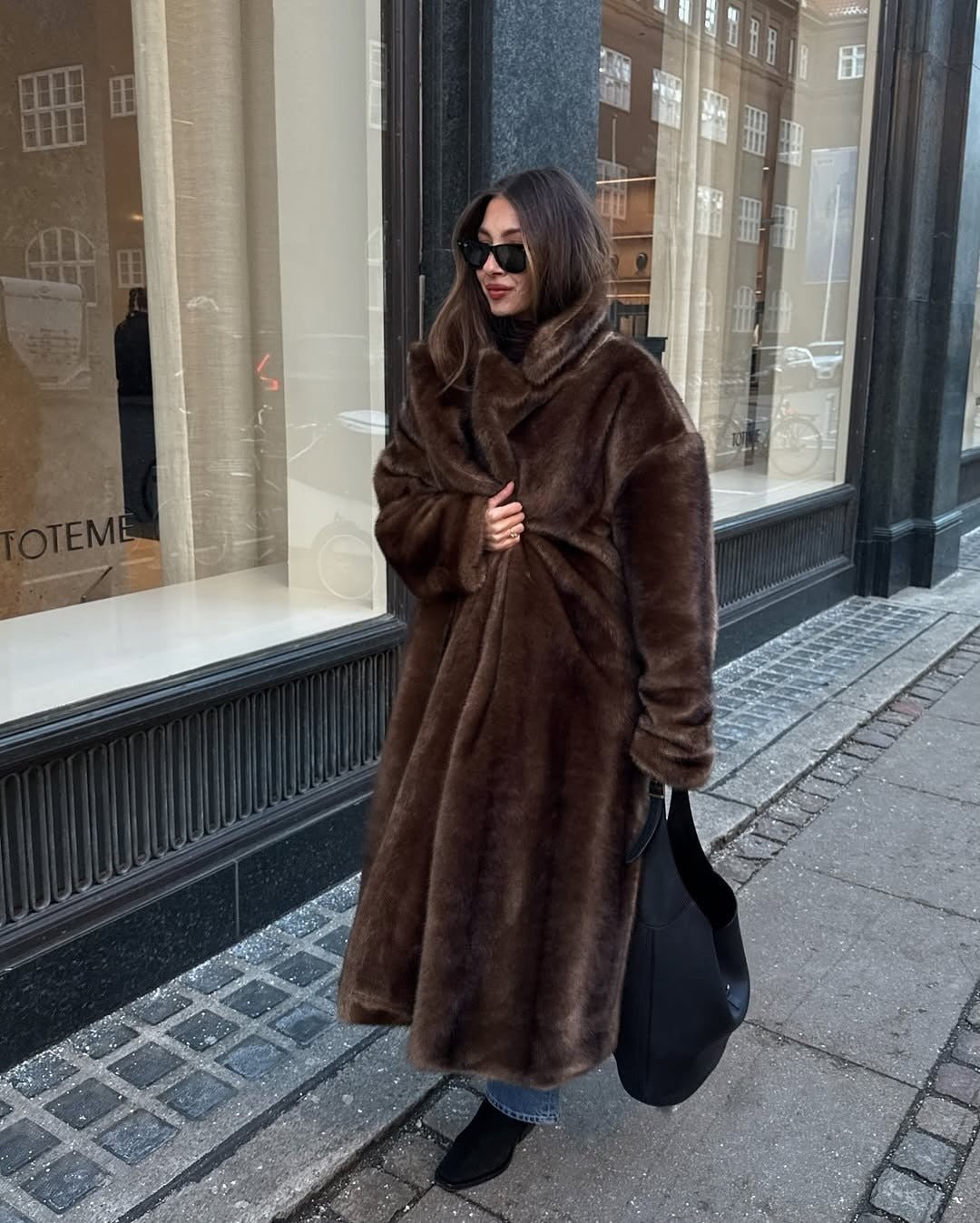 ZEYA - Laney Faux Fur Maxi Coat