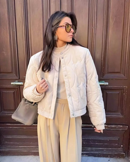 ZEYA - Leonie Quilted Embroidered Jacket