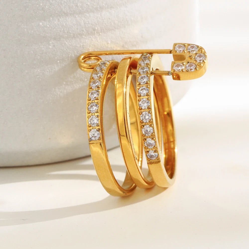 ZEYA - Monica Pinned Zirconia Ring
