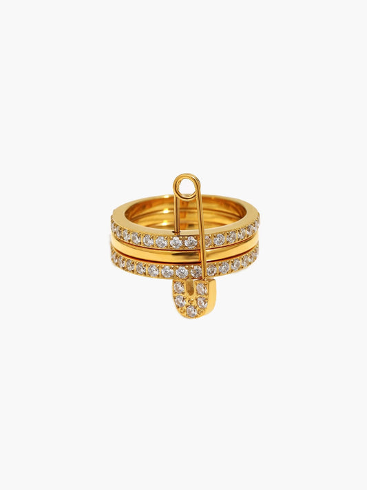 ZEYA - Monica Pinned Zirconia Ring