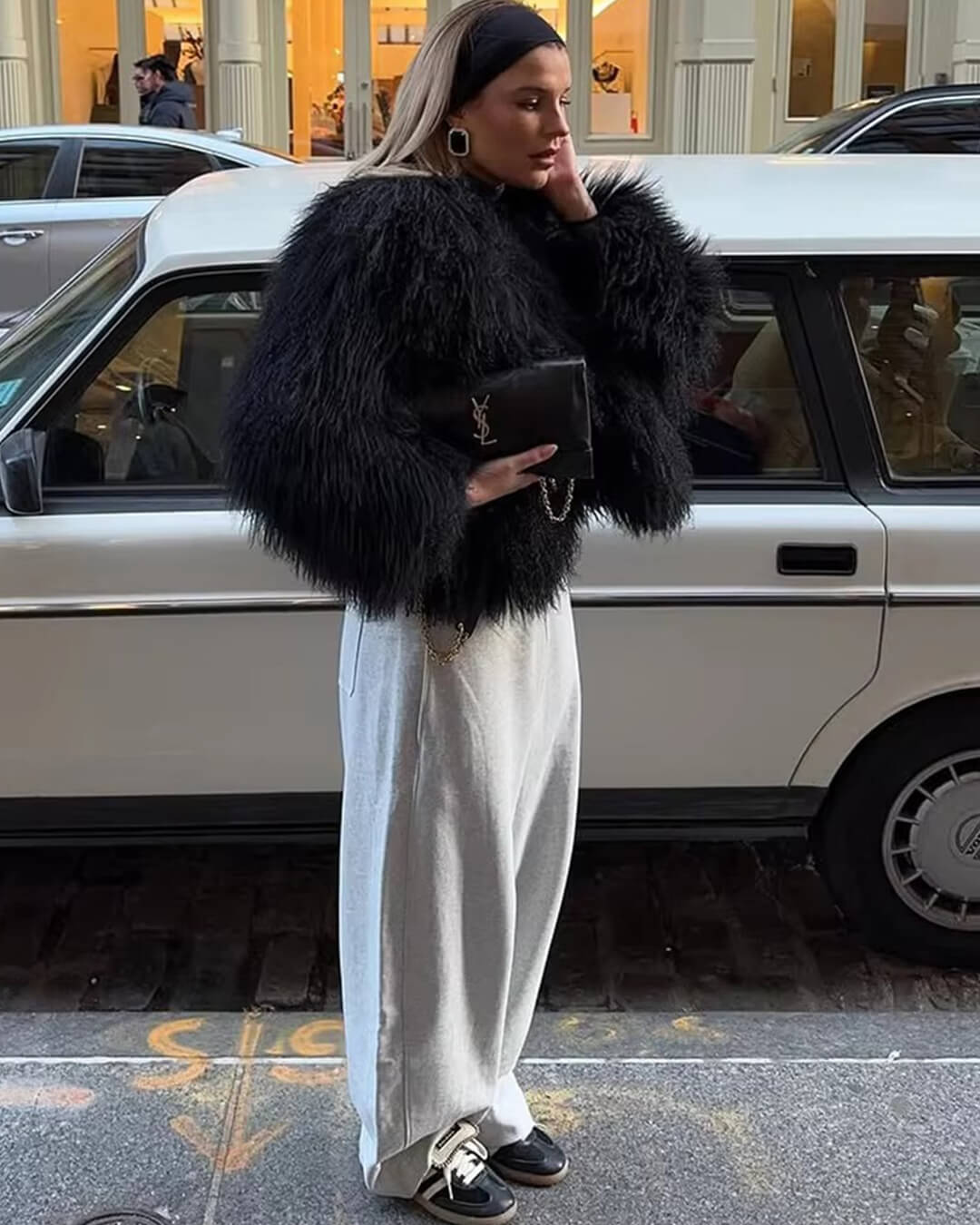 ZEYA - Nadine Short Faux Fur Coat